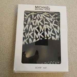 Michael Kors scarf & hat set